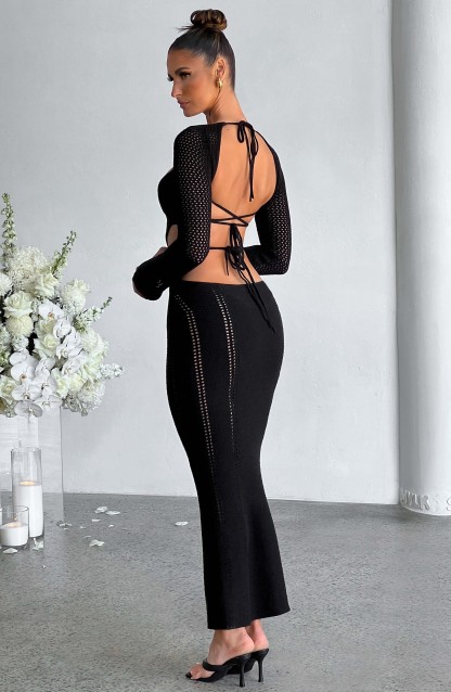 Nadine Maxi Dress - Black-My Top Dress.All Rights Reserved