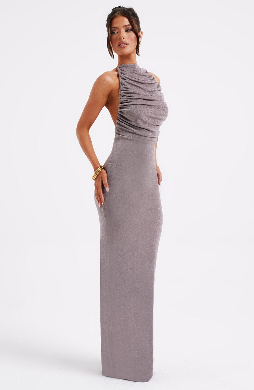 Nala Maxi Dress - Charcoal-My Top Dress.All Rights Reserved
