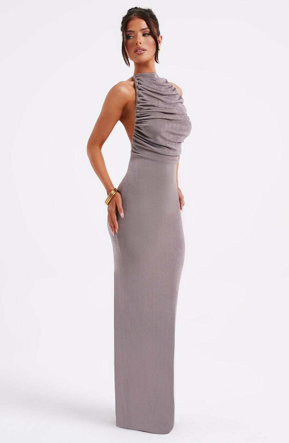 Nala Maxi Dress - Charcoal-My Top Dress.All Rights Reserved
