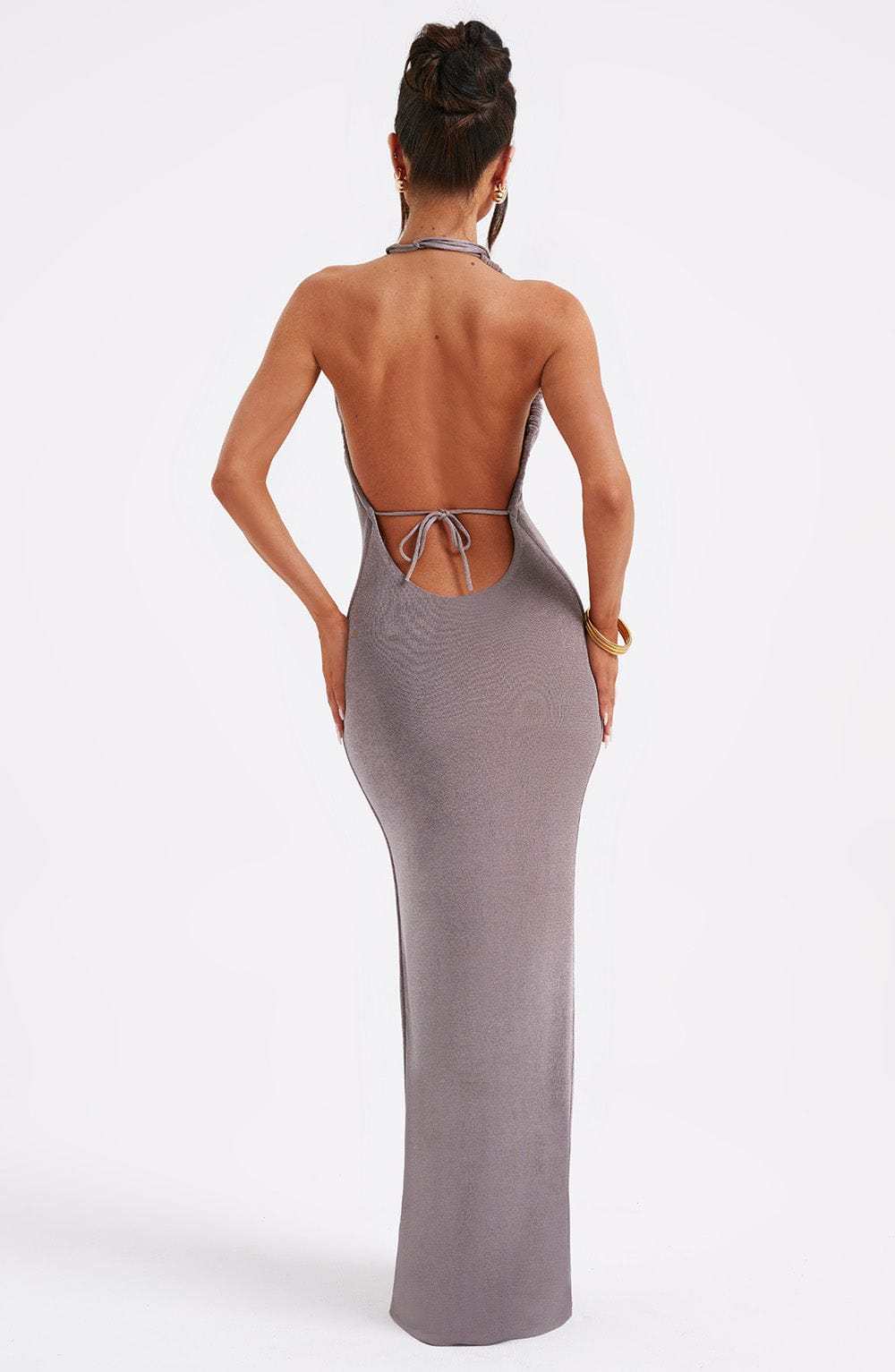 Nala Maxi Dress - Charcoal-My Top Dress.All Rights Reserved