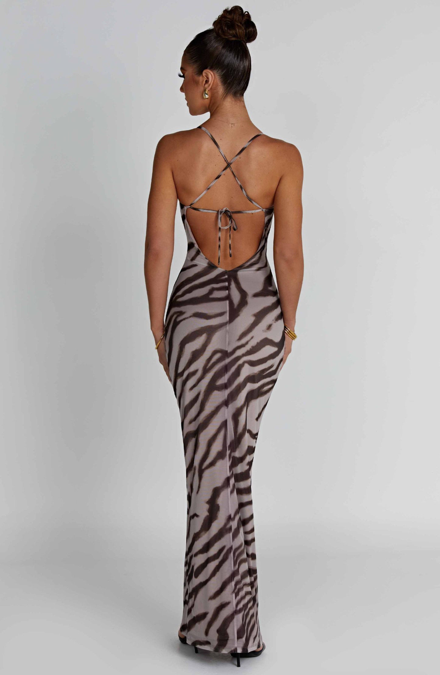 Nessa Maxi Dress - Zebra Print-My Top Dress.All Rights Reserved