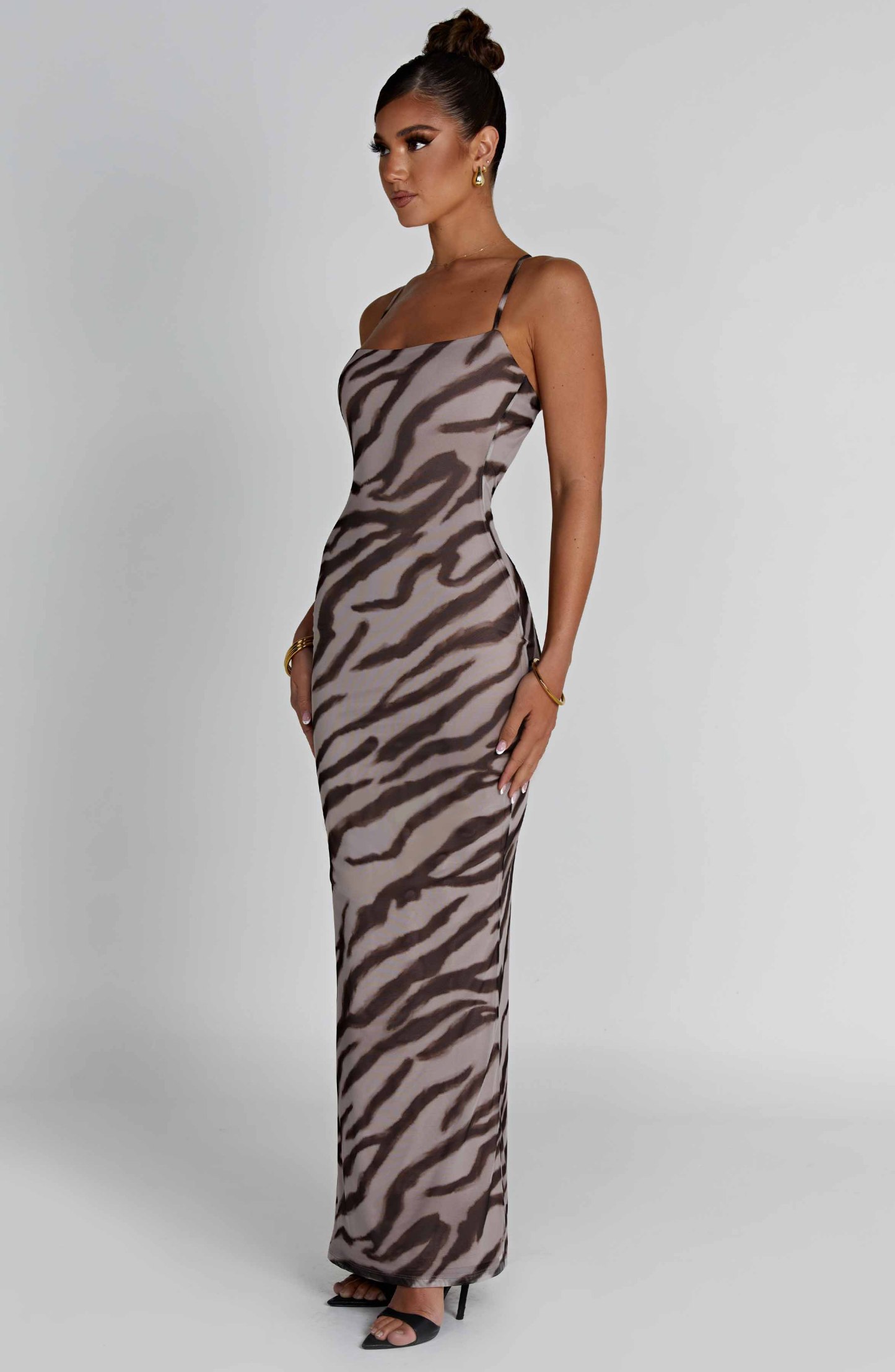 Nessa Maxi Dress - Zebra Print-My Top Dress.All Rights Reserved