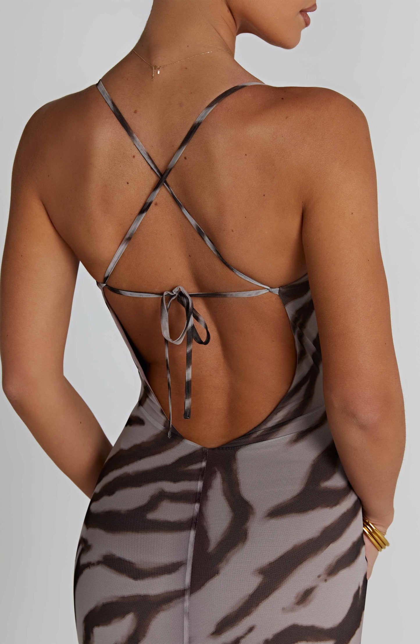 Nessa Maxi Dress - Zebra Print-My Top Dress.All Rights Reserved