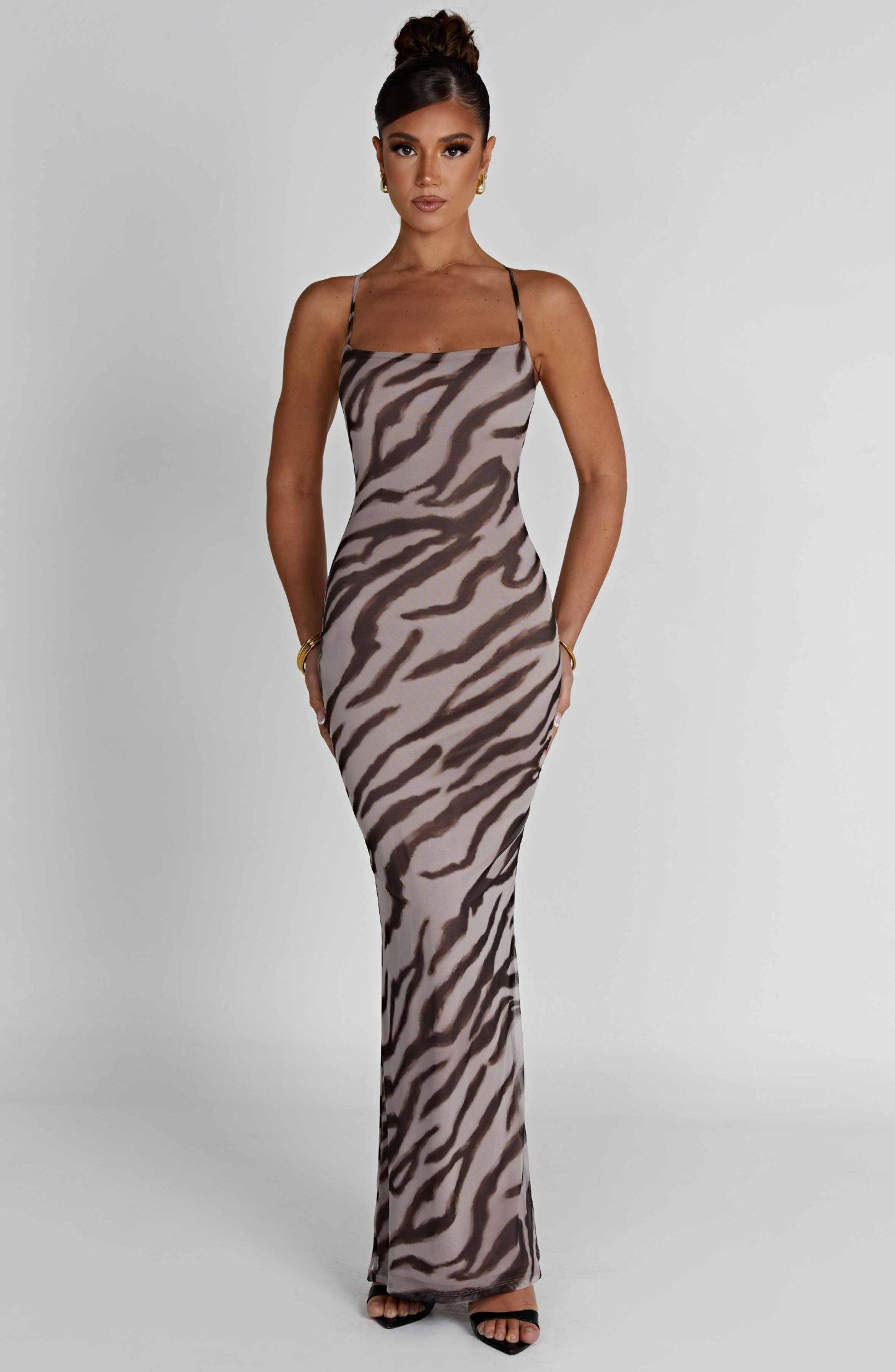 Nessa Maxi Dress - Zebra Print-My Top Dress.All Rights Reserved