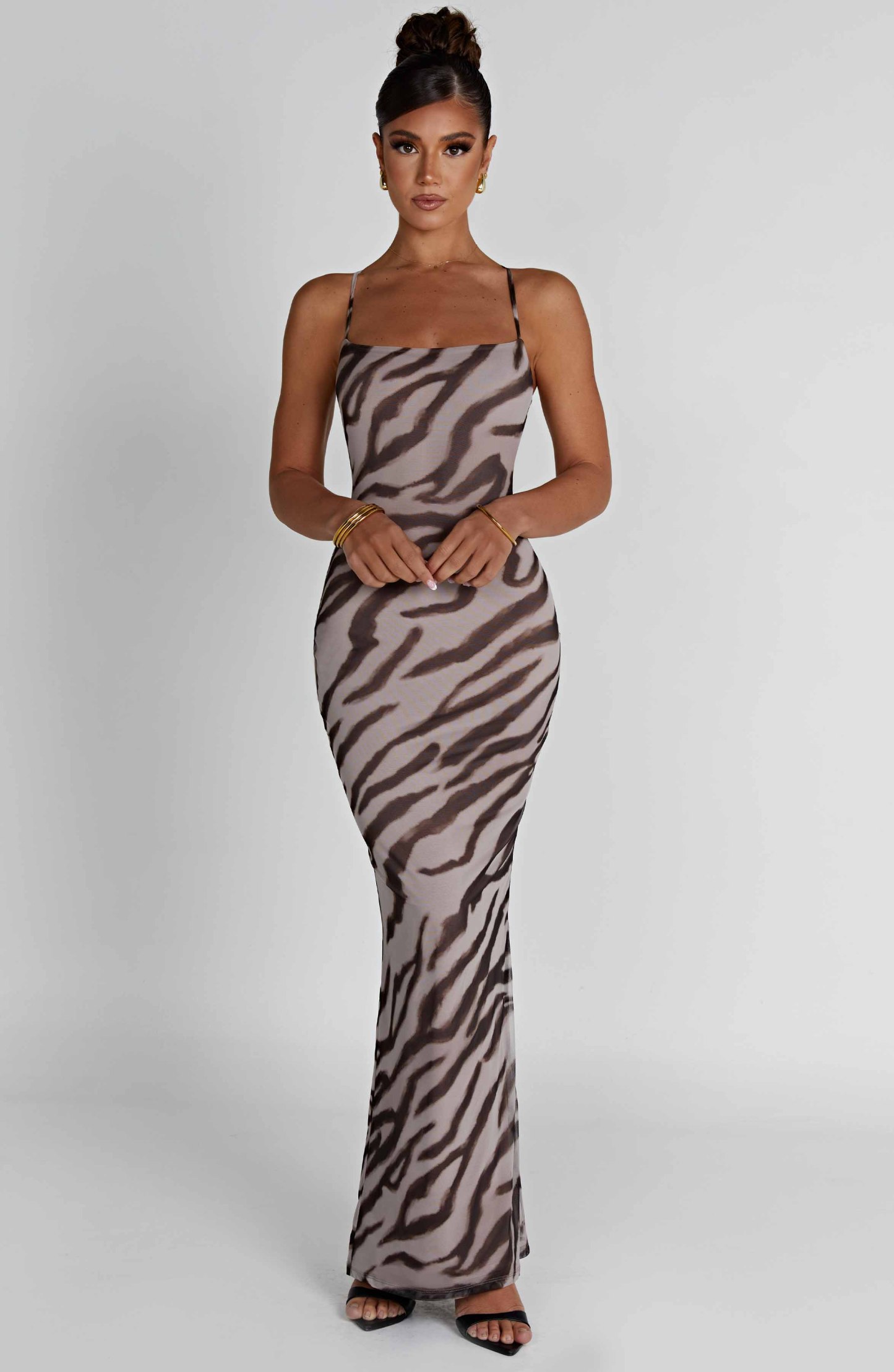 Nessa Maxi Dress - Zebra Print-My Top Dress.All Rights Reserved