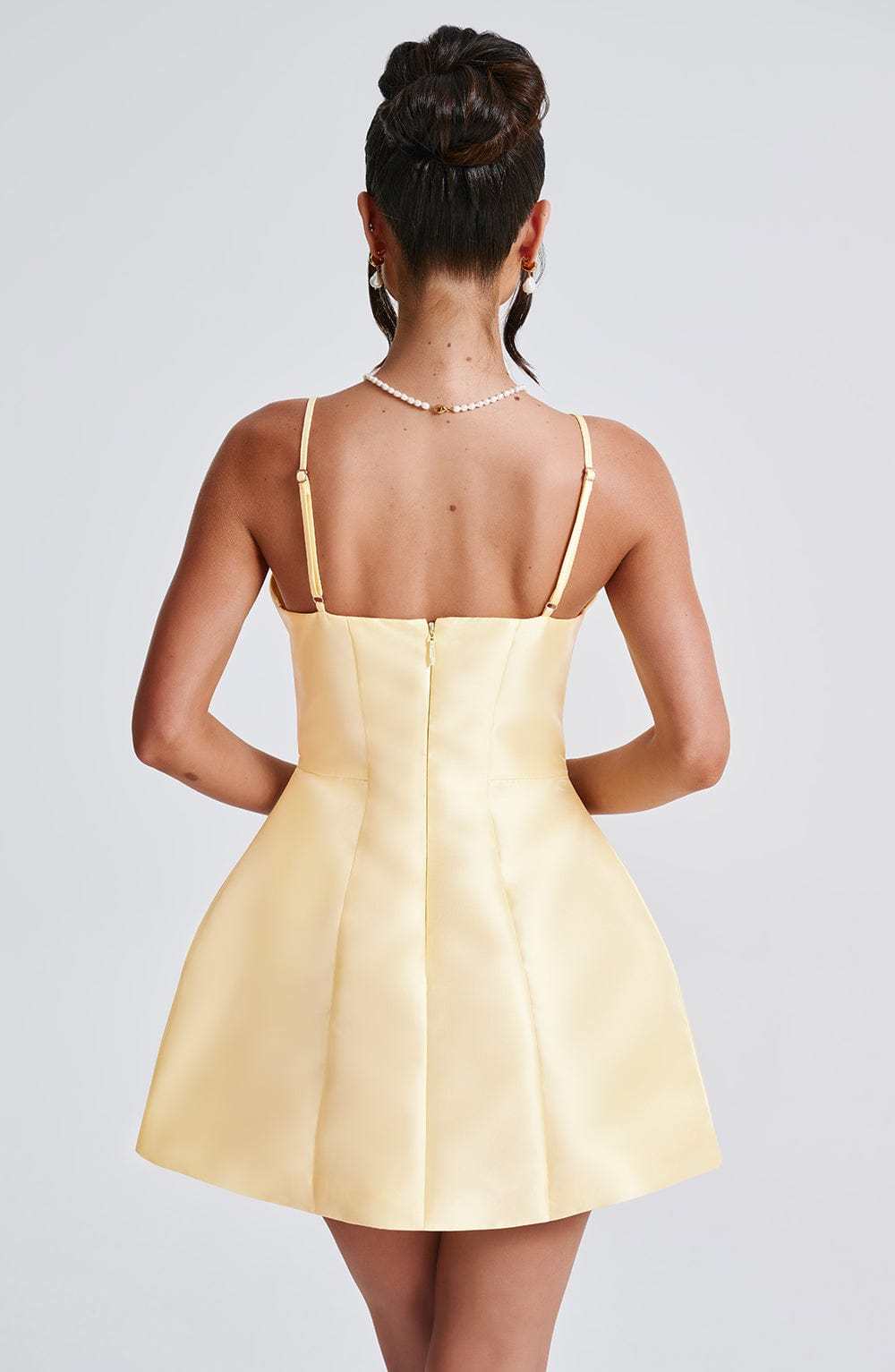 Nicole Mini Dress - Lemon-My Top Dress.All Rights Reserved