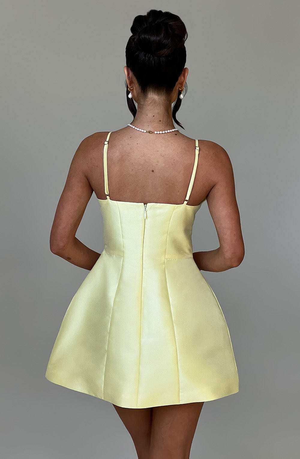 Nicole Mini Dress - Lemon-My Top Dress.All Rights Reserved