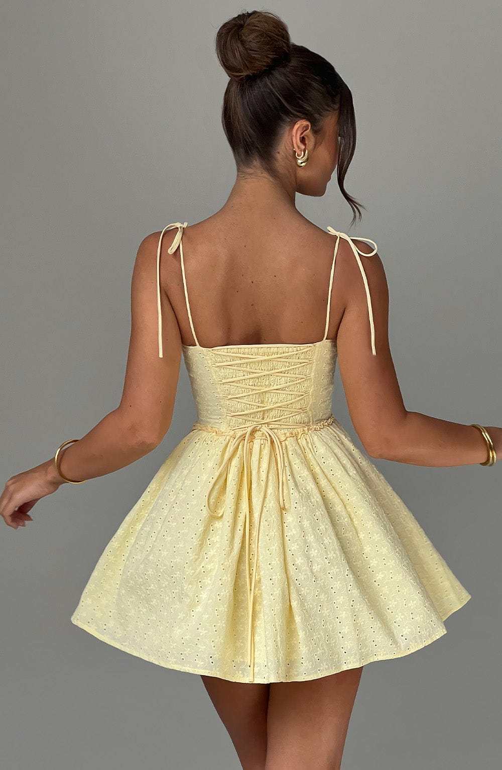 Phoebe Mini Dress - Lemon-My Top Dress.All Rights Reserved