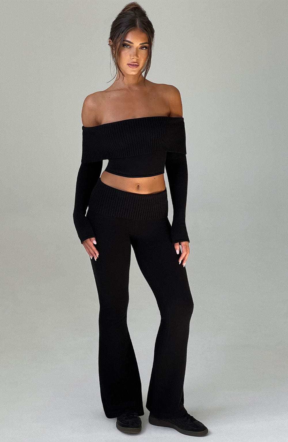 Portia Knit Pants - Black-My Top Dress.All Rights Reserved
