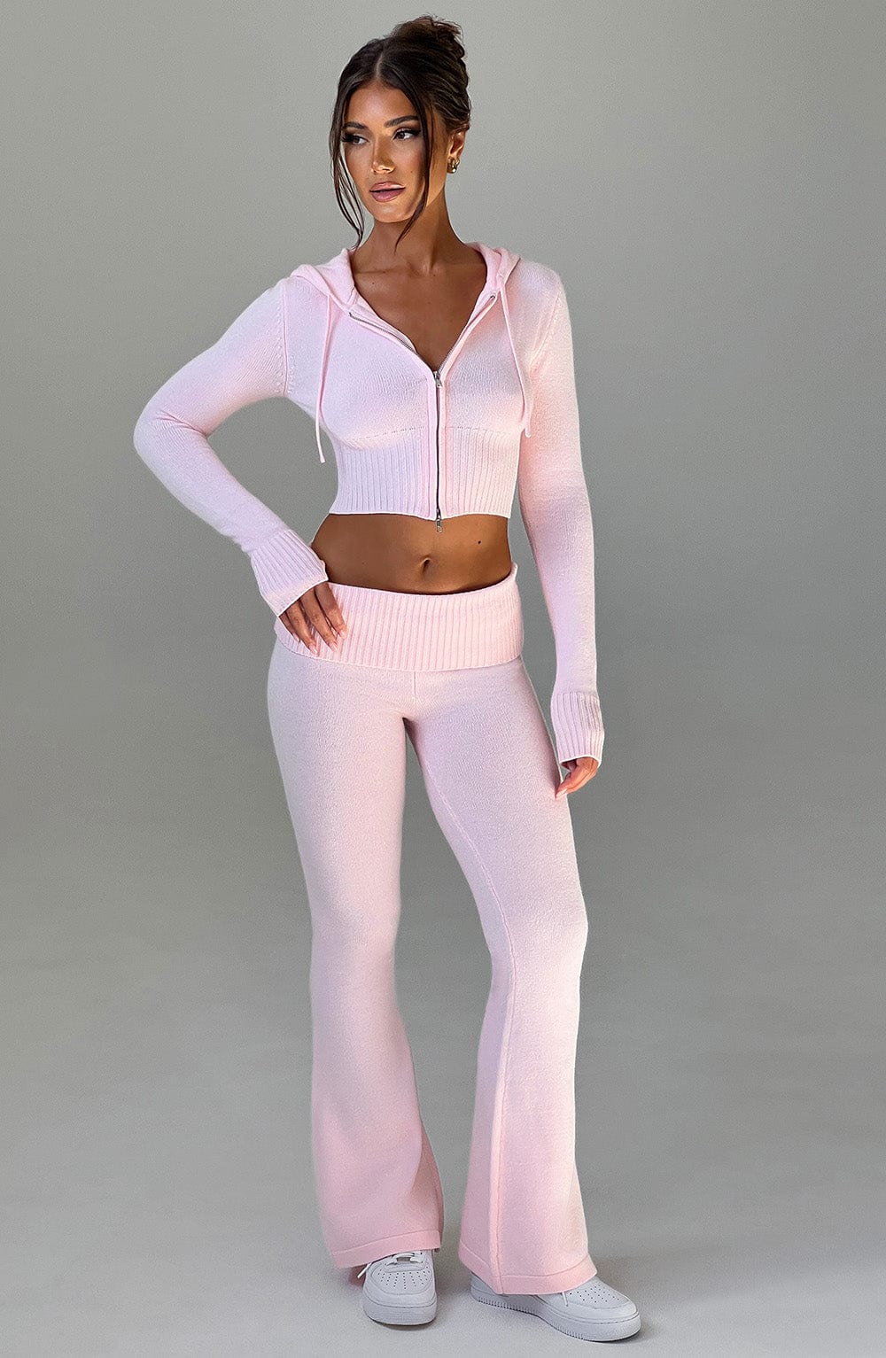 Portia Knit Pants - Pink-My Top Dress.All Rights Reserved