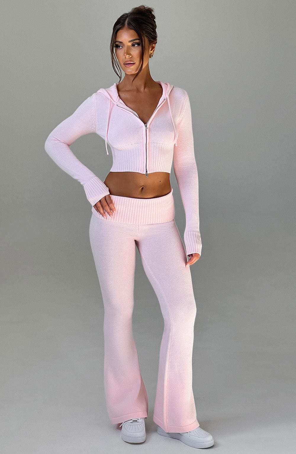 Portia Knit Pants - Pink-My Top Dress.All Rights Reserved