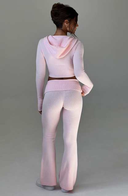 Portia Knit Pants - Pink-My Top Dress.All Rights Reserved