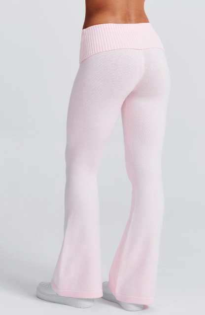 Portia Knit Pants - Pink-My Top Dress.All Rights Reserved