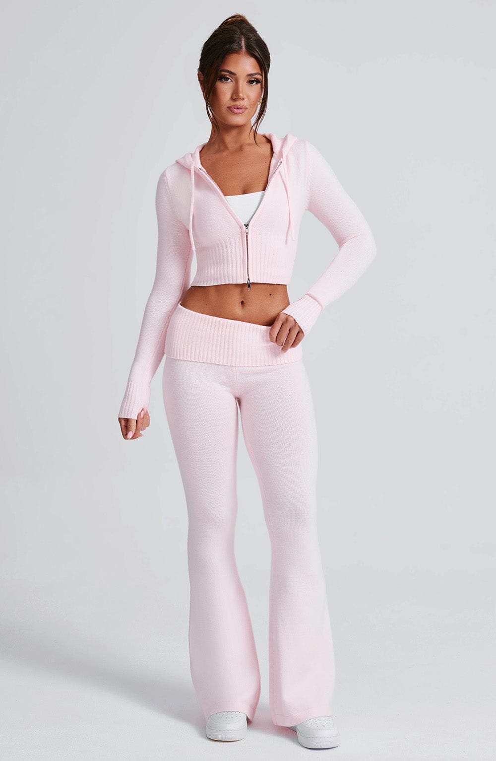 Portia Knit Pants - Pink-My Top Dress.All Rights Reserved