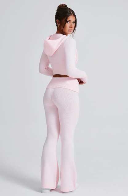 Portia Knit Pants - Pink-My Top Dress.All Rights Reserved