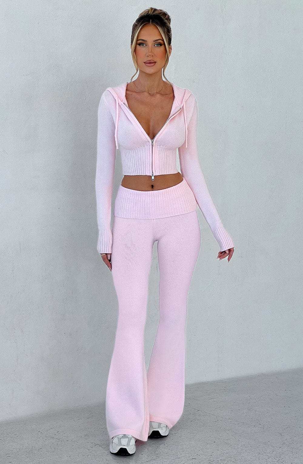 Portia Knit Pants - Pink-My Top Dress.All Rights Reserved