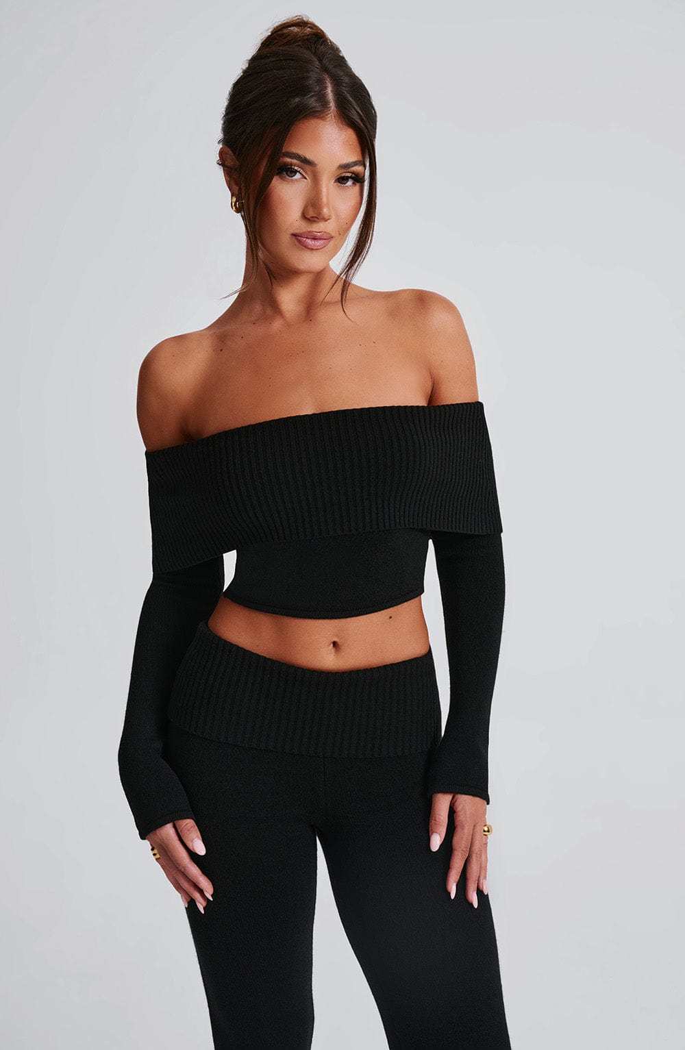 Portia Knit Top - Black-My Top Dress.All Rights Reserved