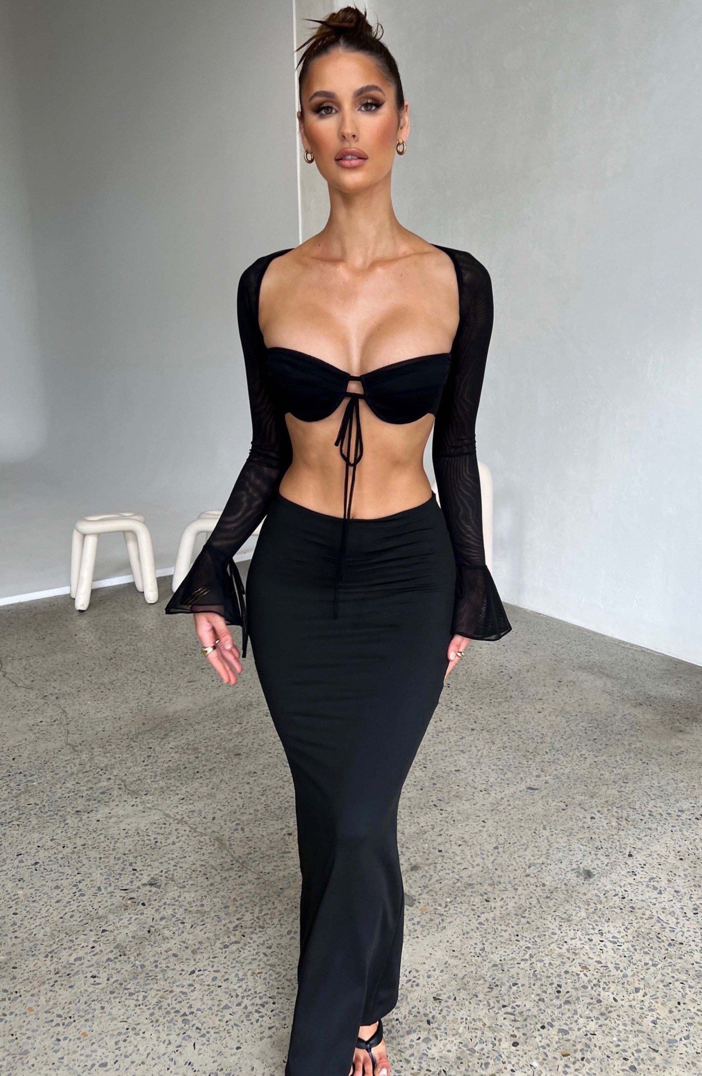 Astrid Maxi Skirt - Black-My Top Dress.All Rights Reserved