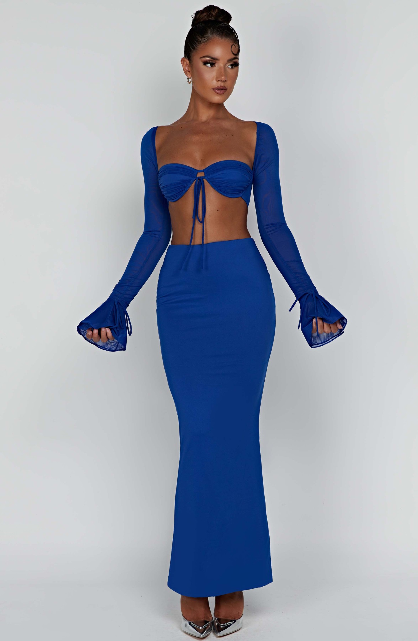 Astrid Maxi Skirt - Blue-My Top Dress.All Rights Reserved