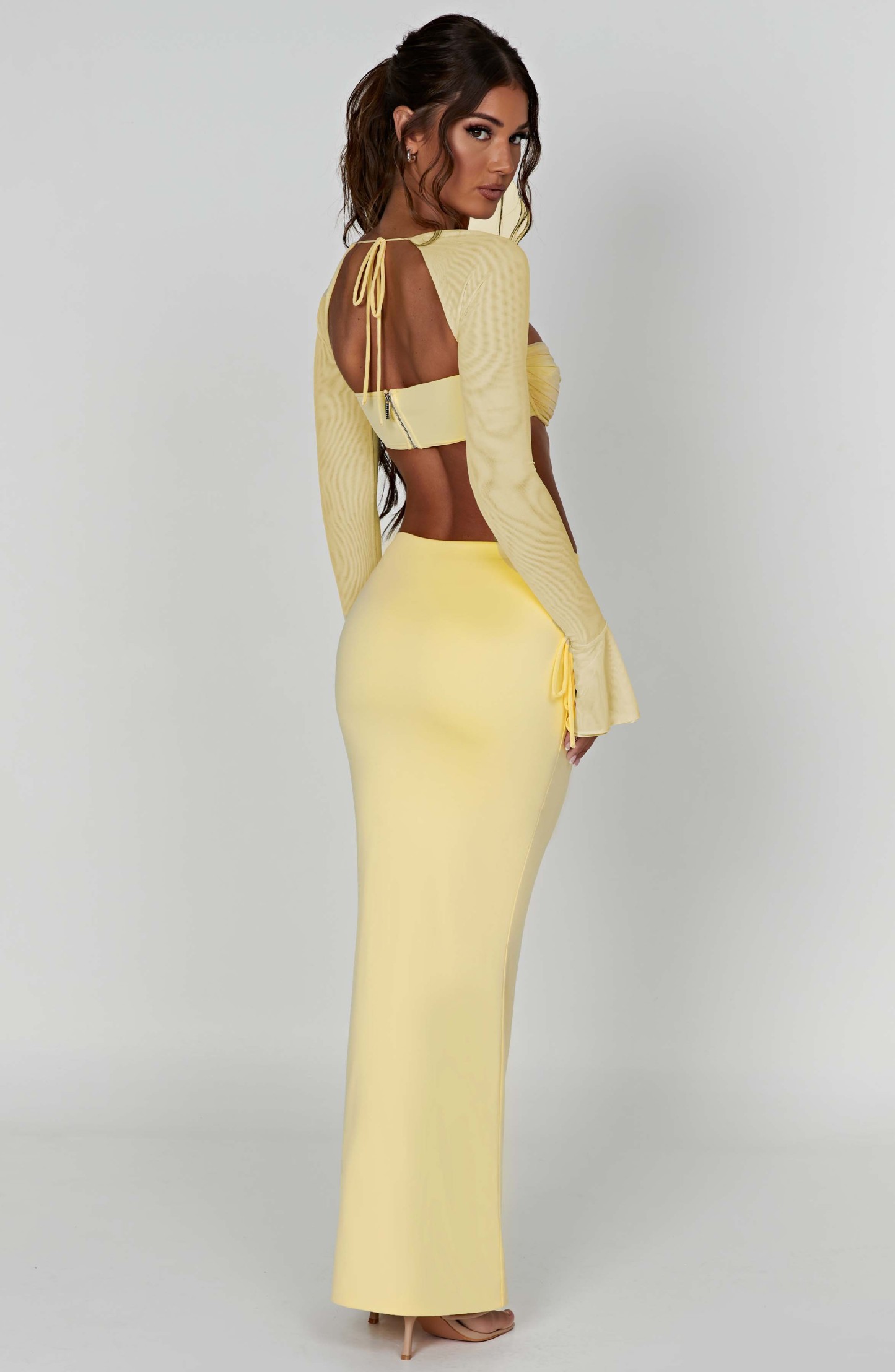 Astrid Maxi Skirt - Lemon-My Top Dress.All Rights Reserved
