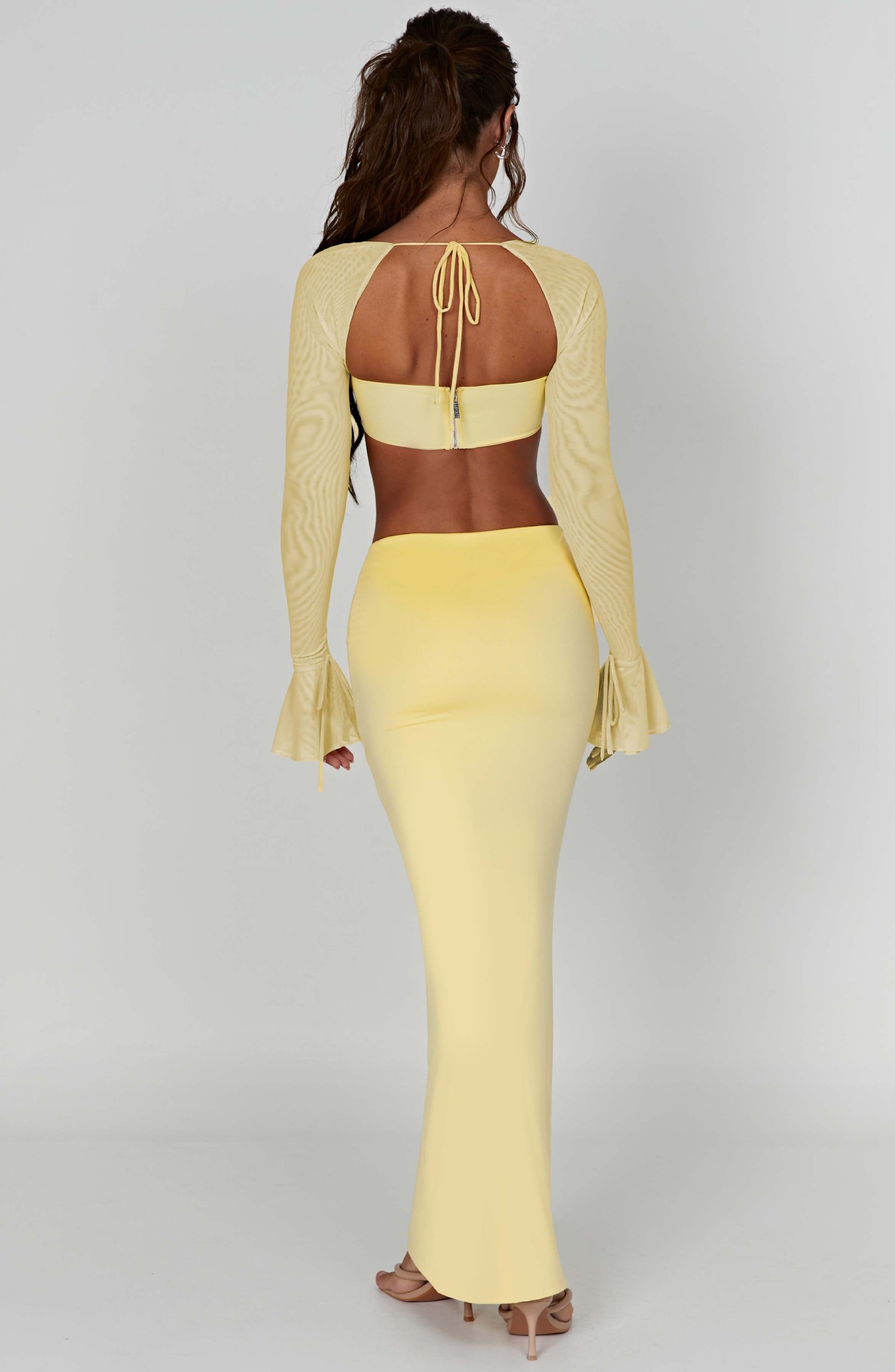 Astrid Maxi Skirt - Lemon-My Top Dress.All Rights Reserved