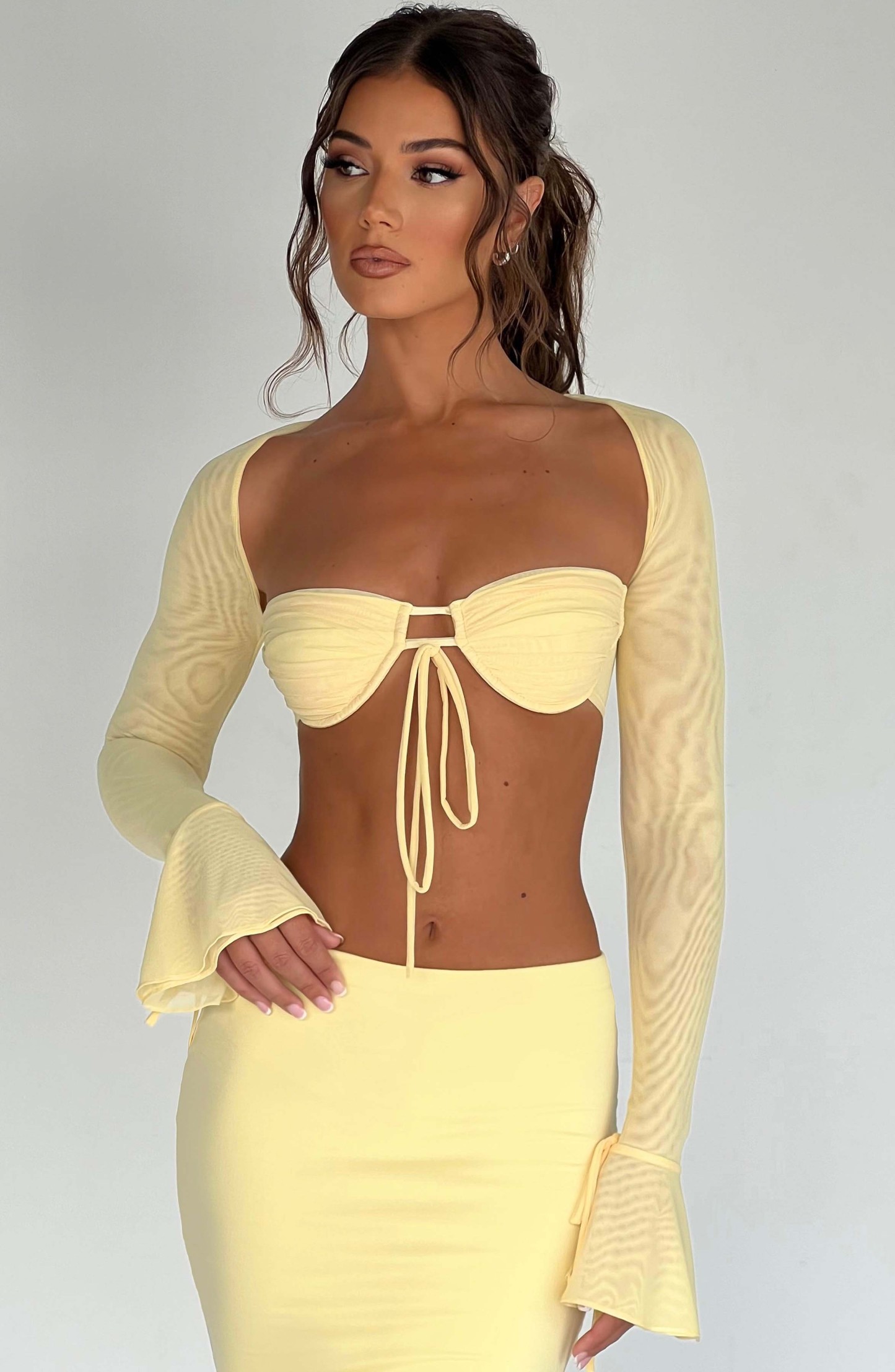 Priscilla Top - Lemon-My Top Dress.All Rights Reserved