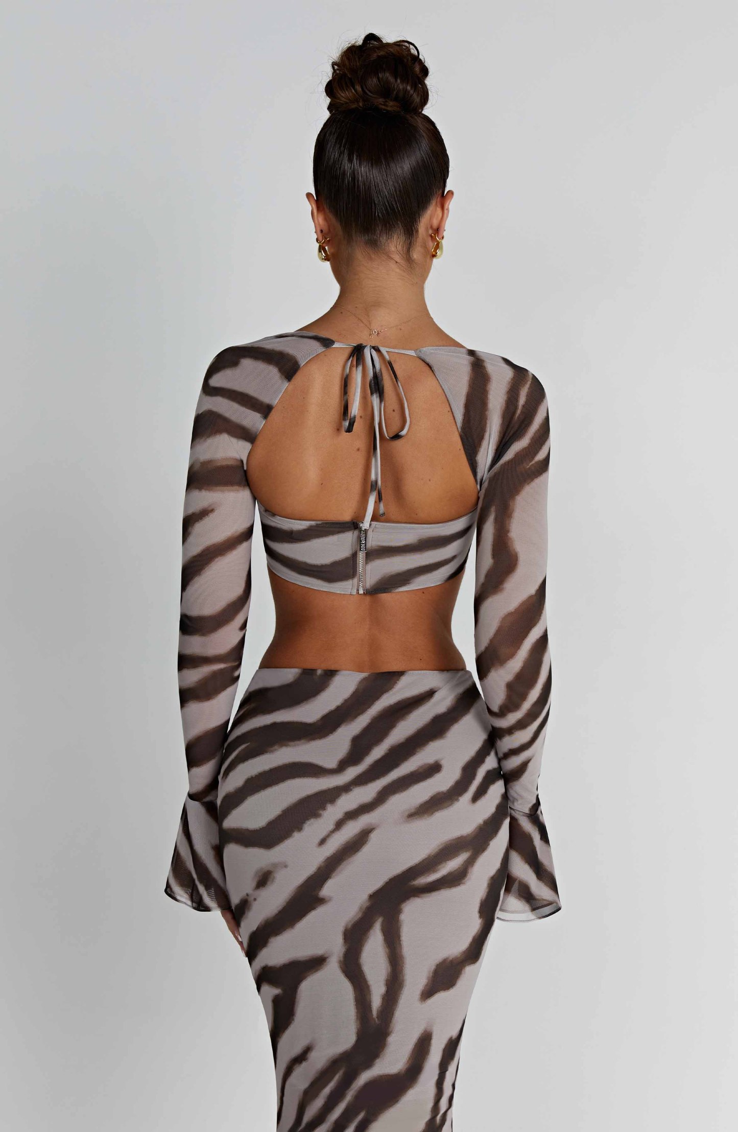 Priscilla Top - Zebra Print-My Top Dress.All Rights Reserved