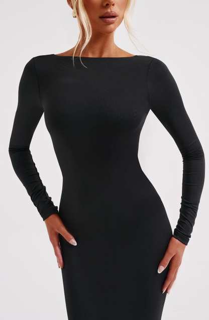 Rameesha Maxi Dress - Black-My Top Dress.All Rights Reserved