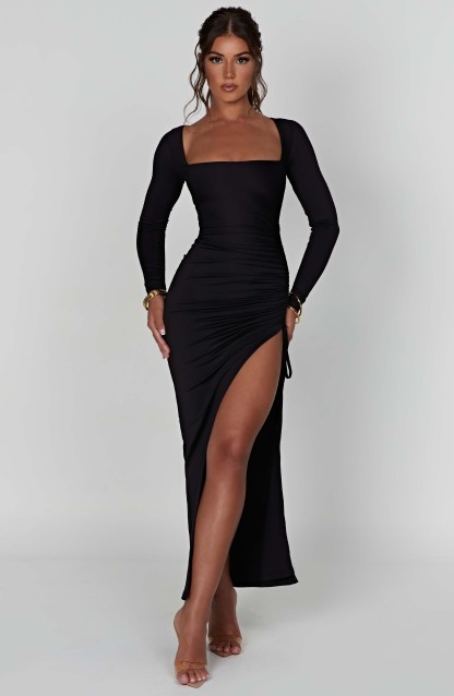 Raye Maxi Dress - Black-My Top Dress.All Rights Reserved