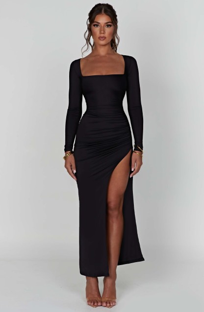 Raye Maxi Dress - Black-My Top Dress.All Rights Reserved