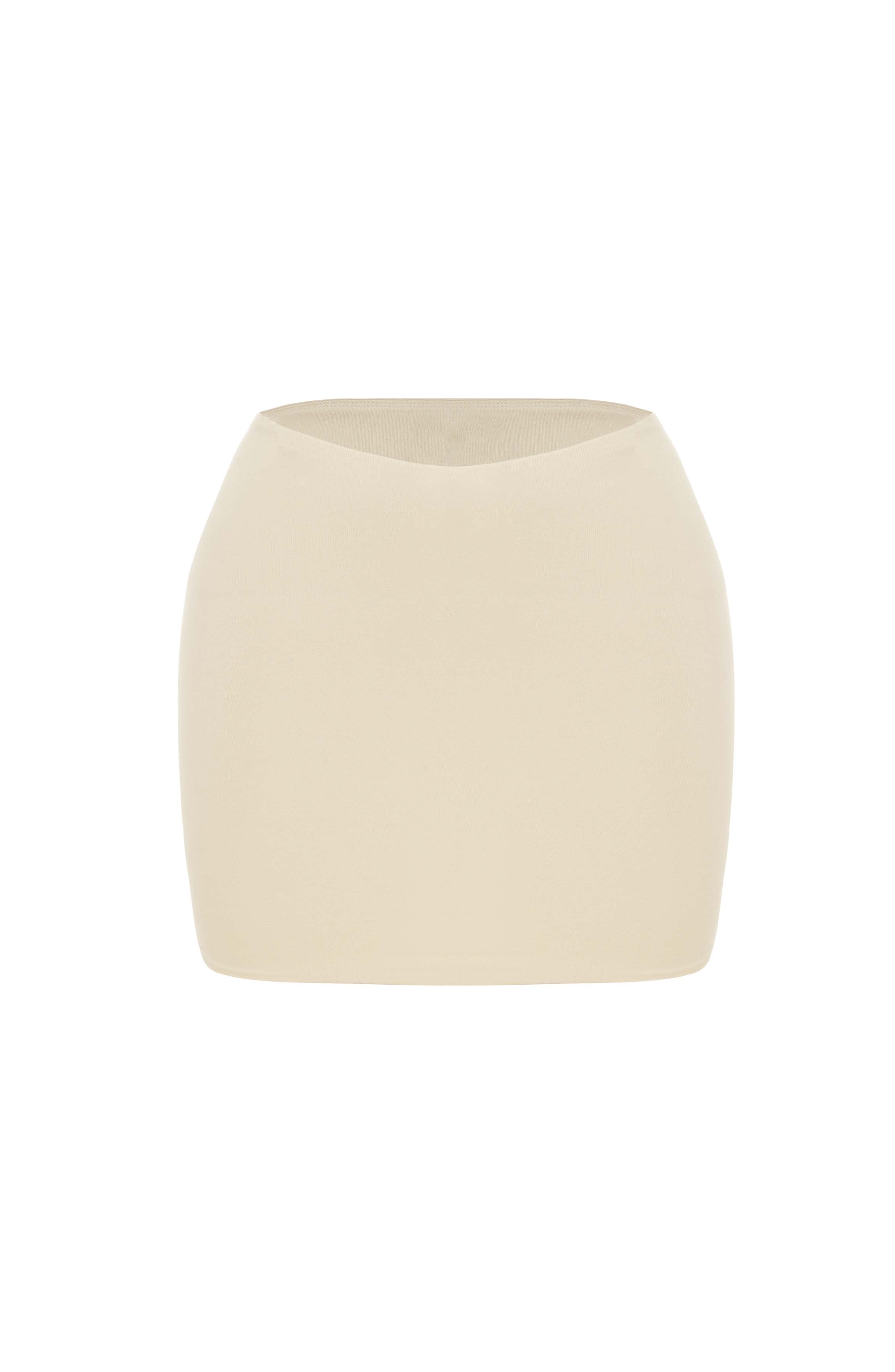 Rein Mini Skirt - Cream-My Top Dress.All Rights Reserved