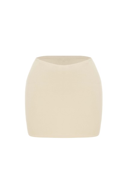 Rein Mini Skirt - Cream-My Top Dress.All Rights Reserved