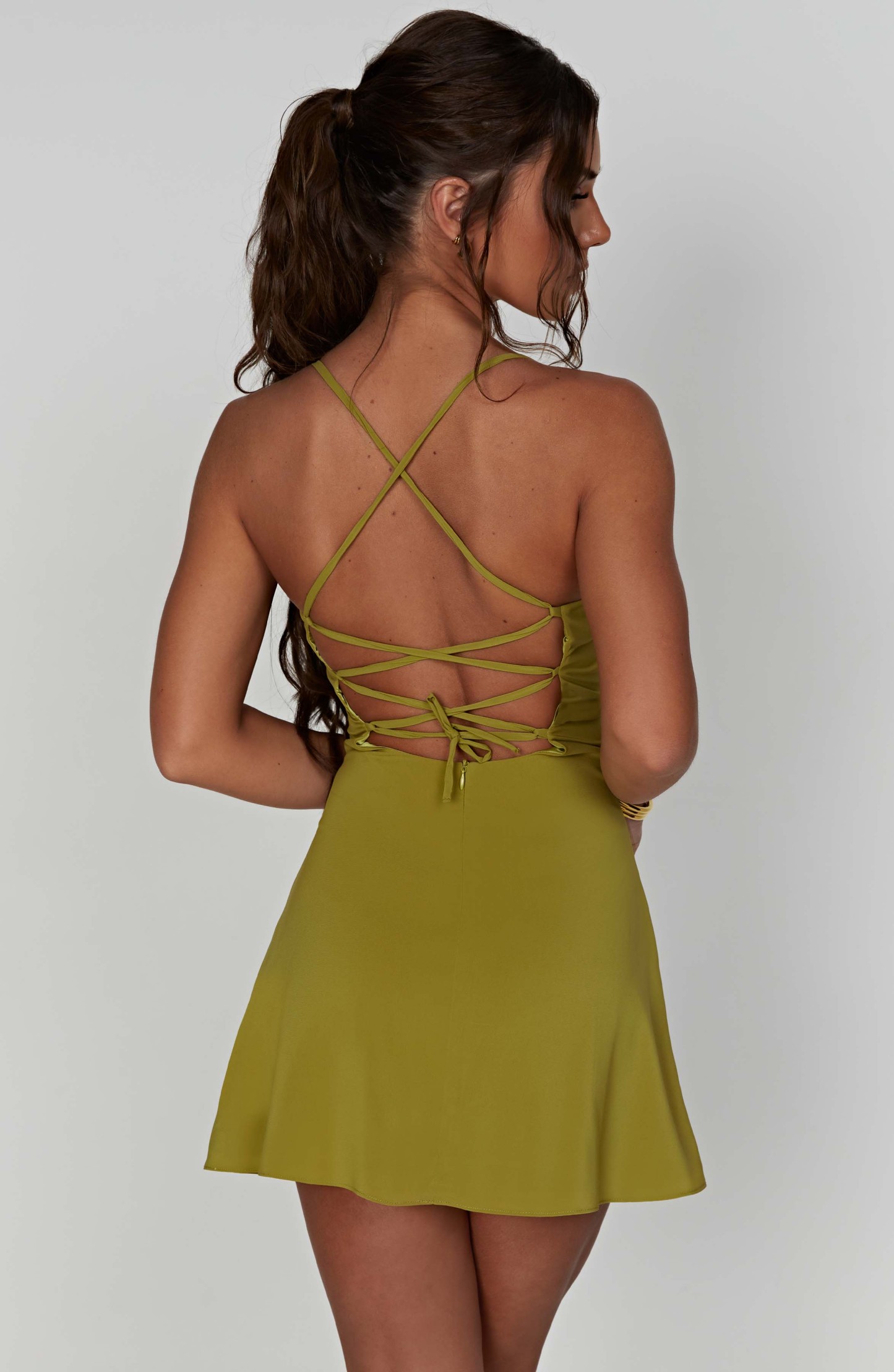 Renee Mini Dress - Green-My Top Dress.All Rights Reserved