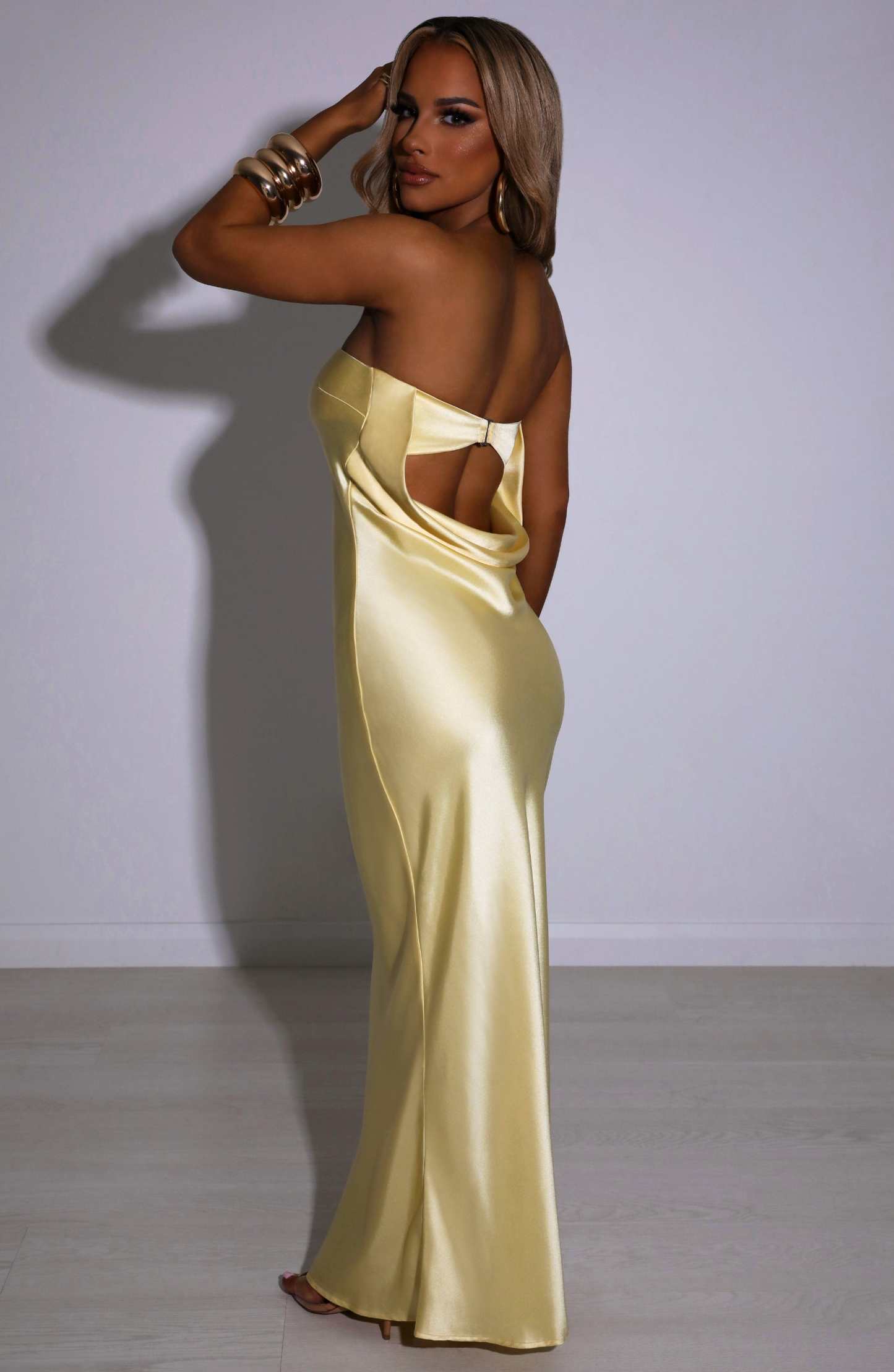 Rheanna Maxi Dress - Lemon-My Top Dress.All Rights Reserved