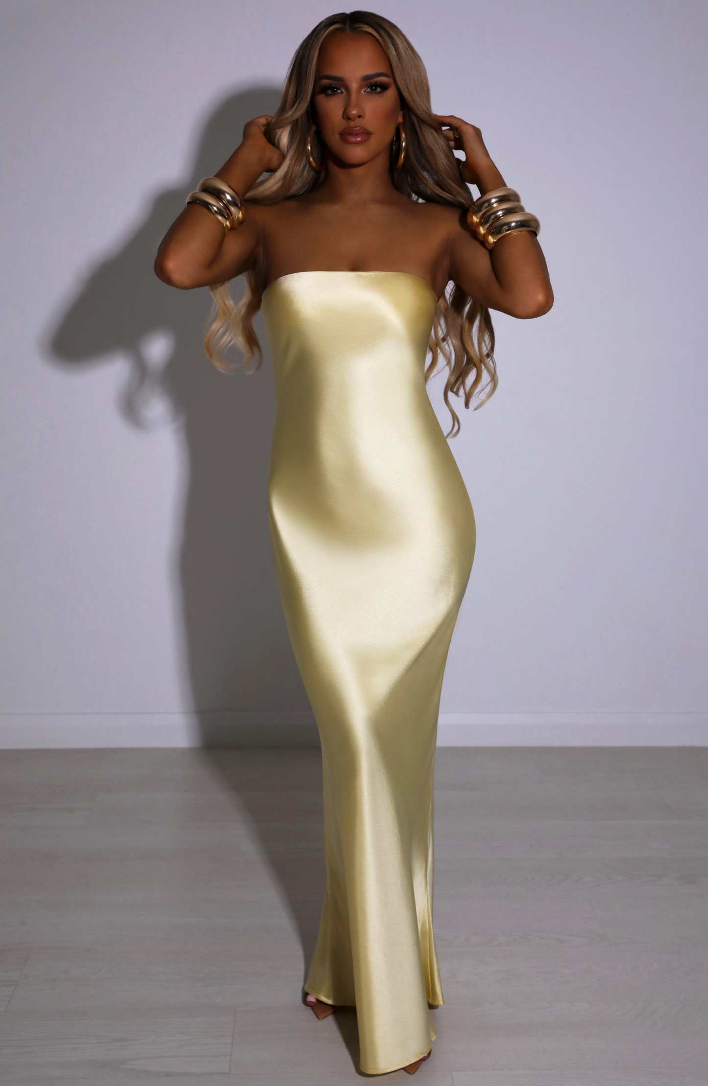 Rheanna Maxi Dress - Lemon-My Top Dress.All Rights Reserved