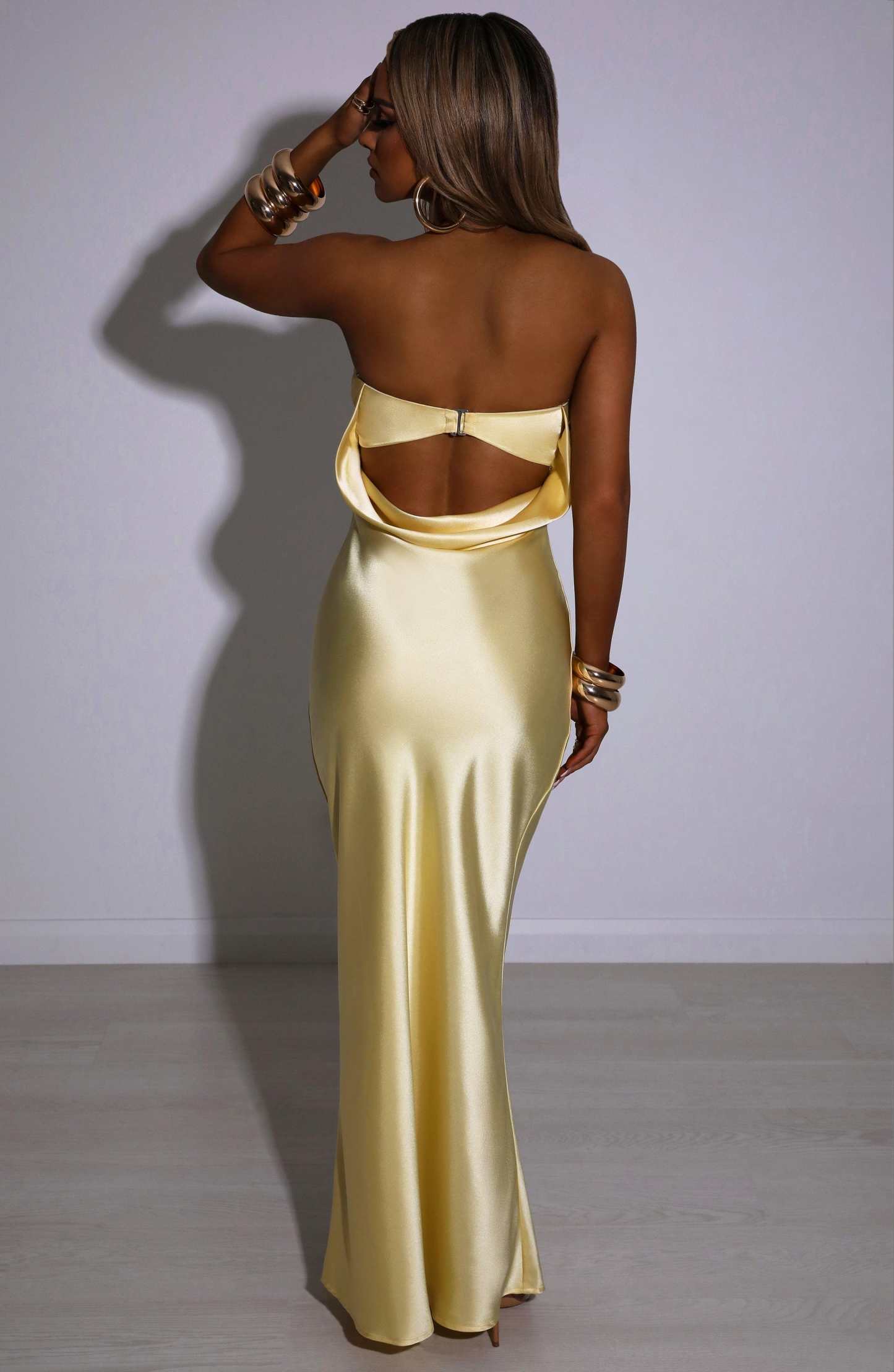 Rheanna Maxi Dress - Lemon-My Top Dress.All Rights Reserved