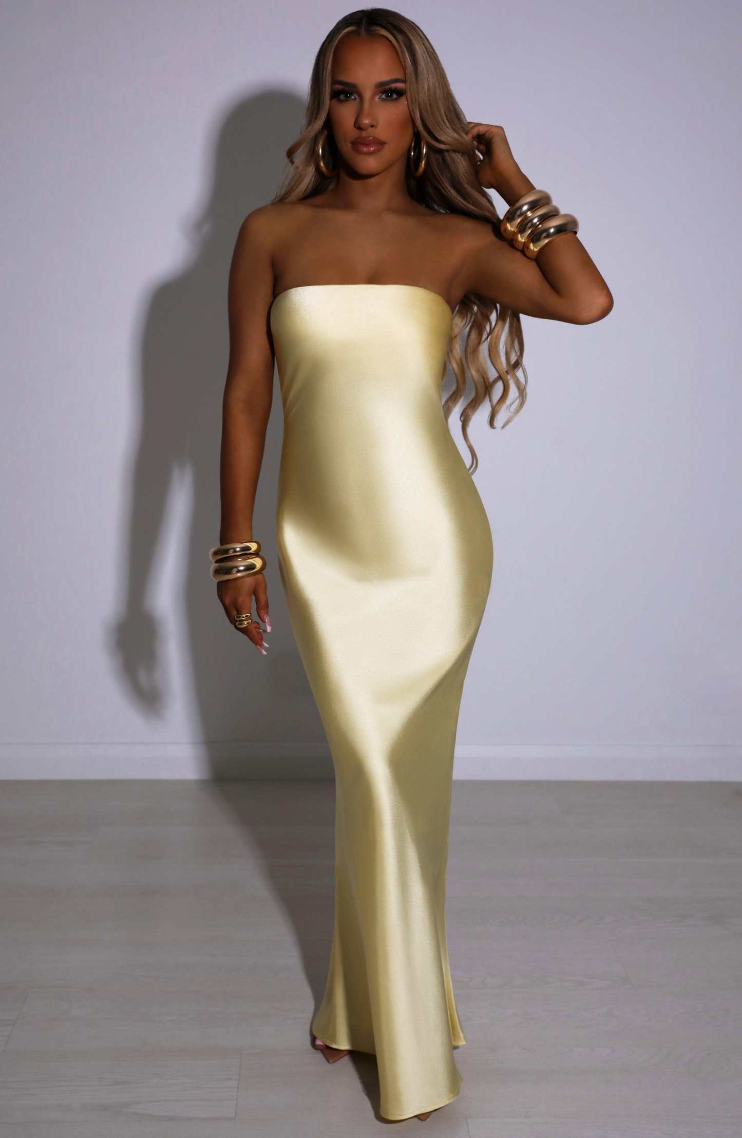 Rheanna Maxi Dress - Lemon-My Top Dress.All Rights Reserved