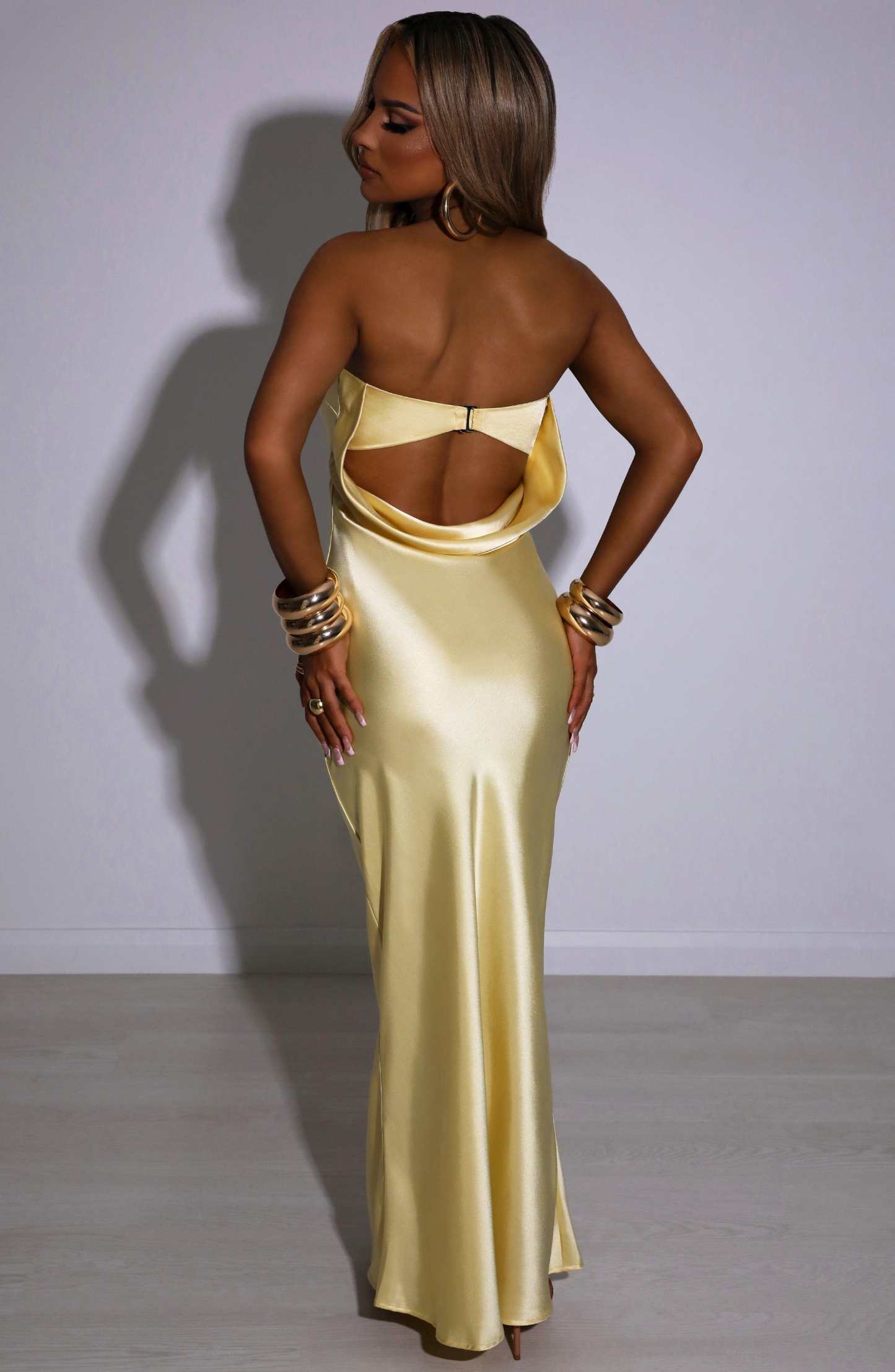 Rheanna Maxi Dress - Lemon-My Top Dress.All Rights Reserved