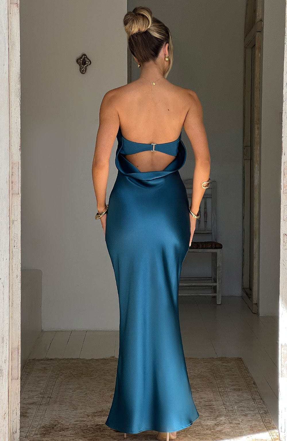 Rheanna Maxi Dress - Teal-My Top Dress.All Rights Reserved