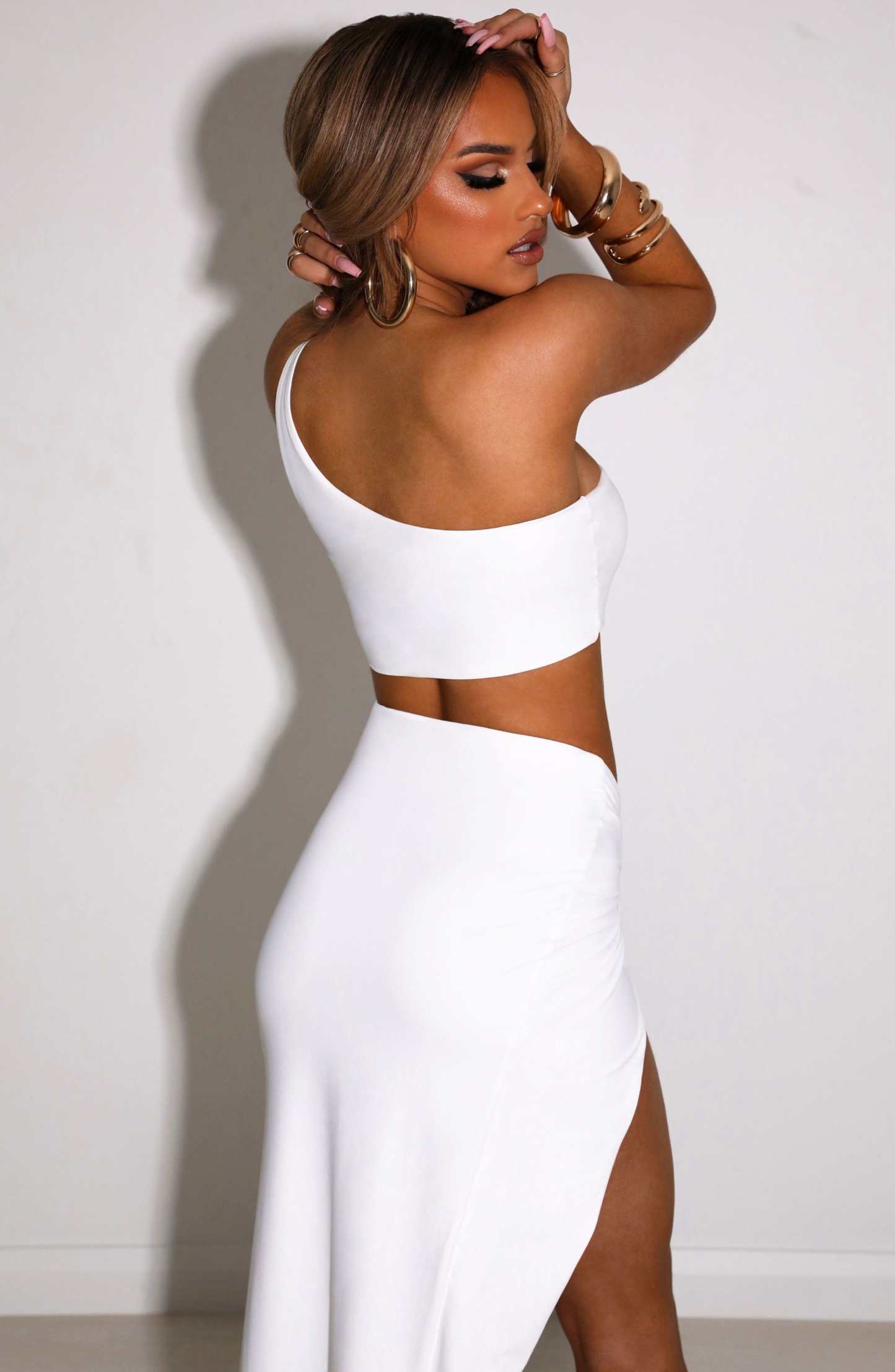 Rosa Maxi Skirt - White-My Top Dress.All Rights Reserved