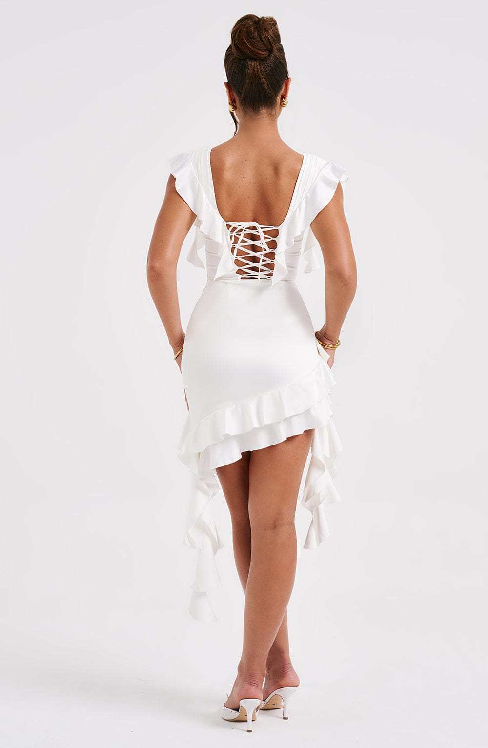Rosalie Mini Dress - Ivory-My Top Dress.All Rights Reserved