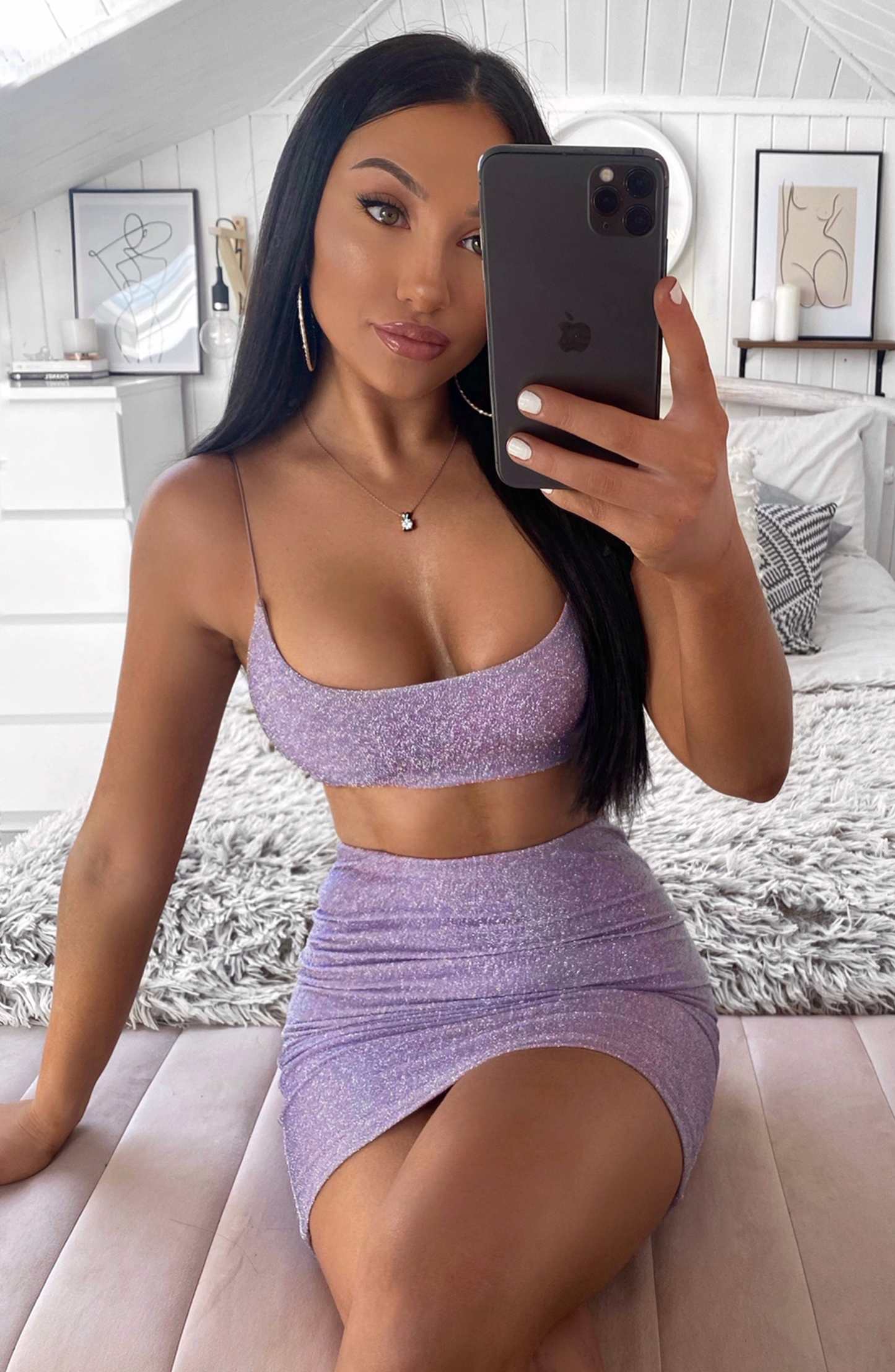 Rumi Top - Purple Sparkle-My Top Dress.All Rights Reserved