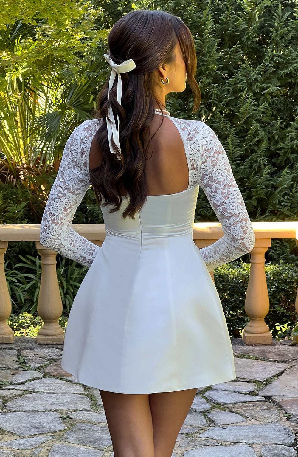 Sadie Mini Dress - Ivory-My Top Dress.All Rights Reserved
