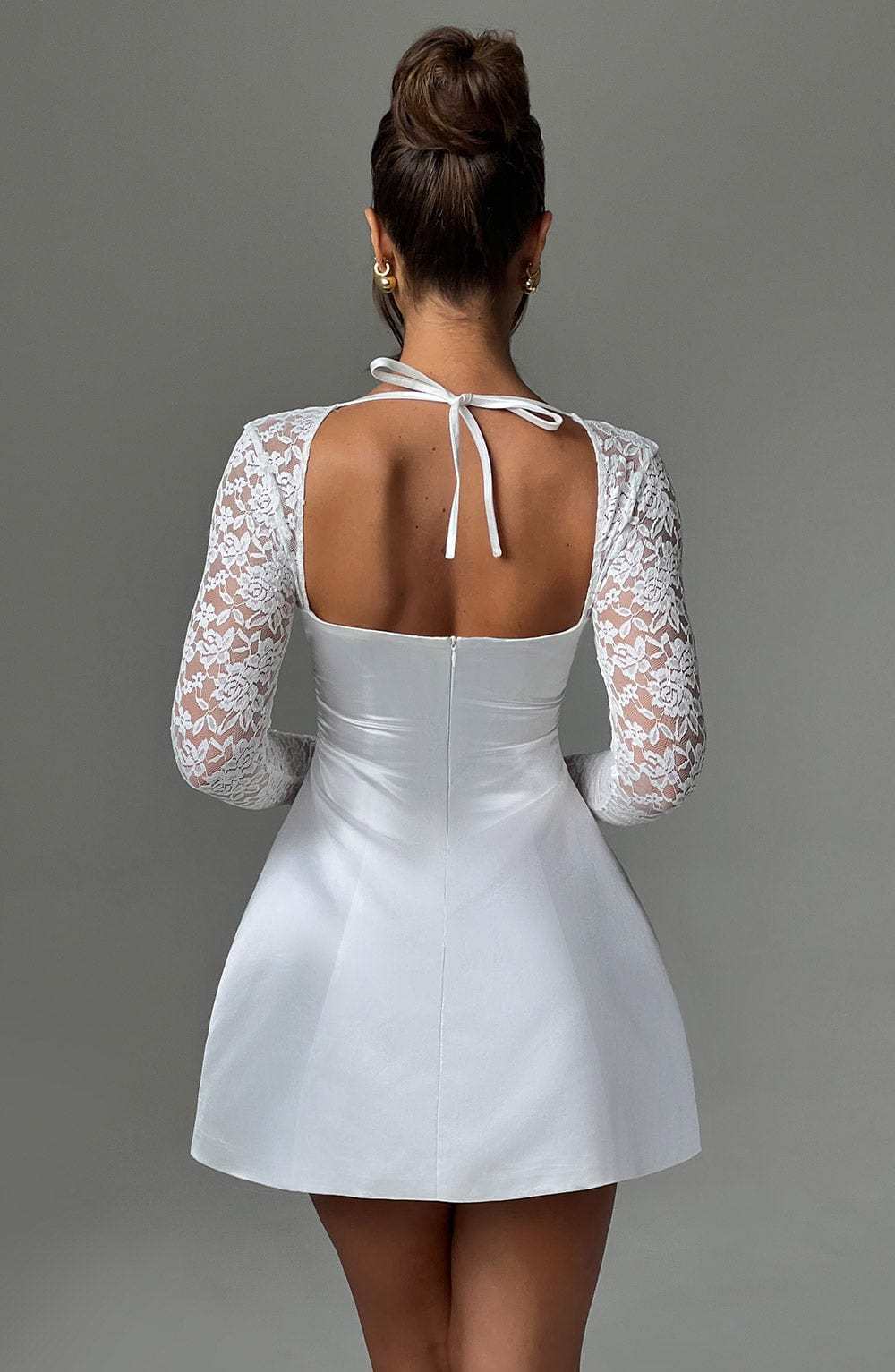 Sadie Mini Dress - Ivory-My Top Dress.All Rights Reserved