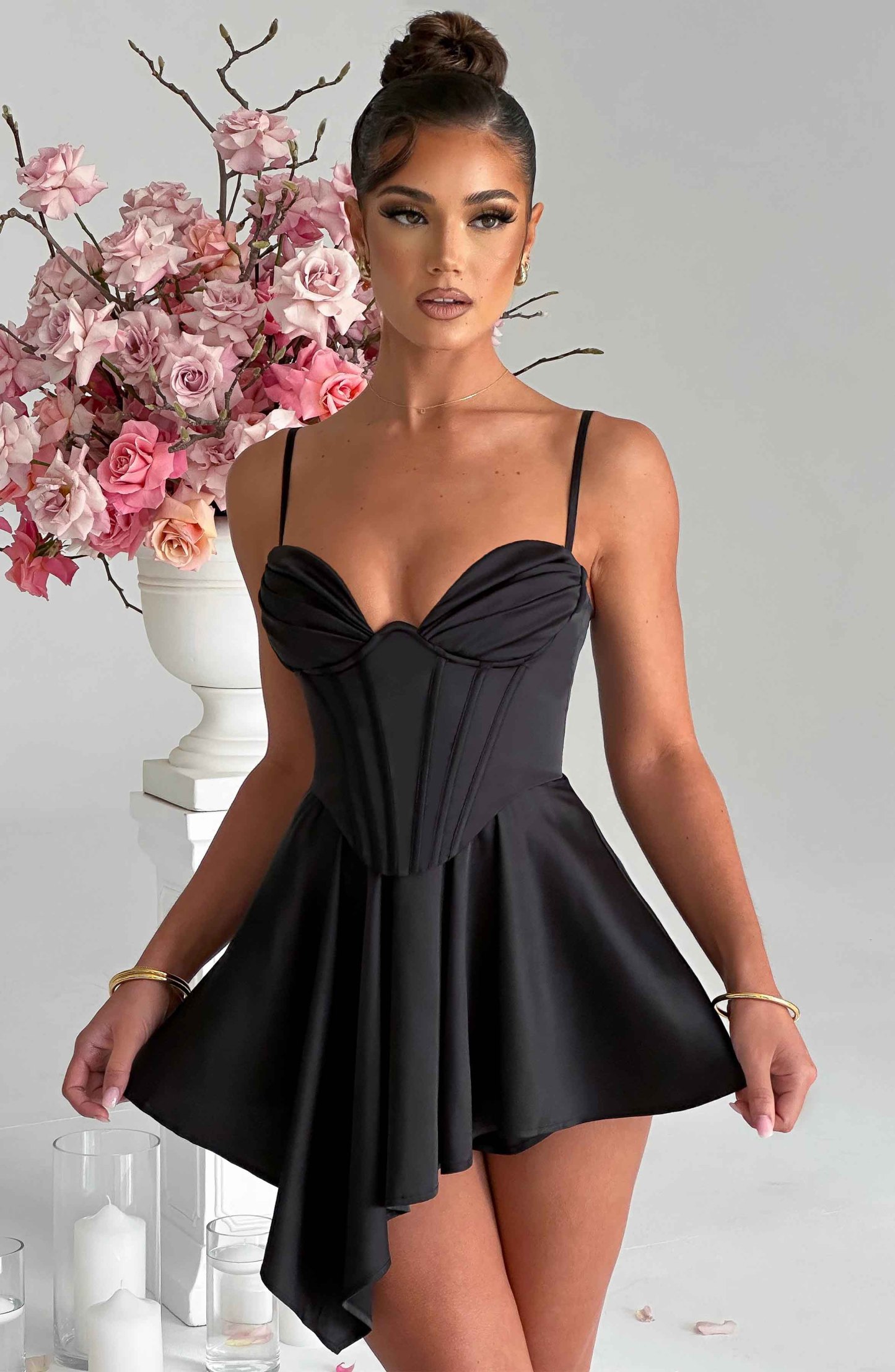 Saffron Playsuit - Black-My Top Dress.All Rights Reserved