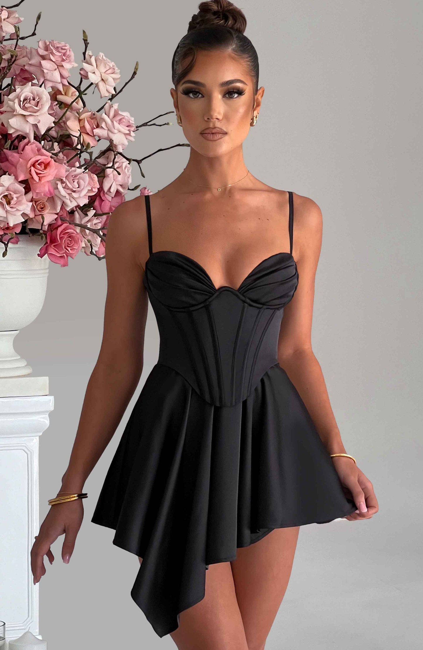 Saffron Playsuit - Black-My Top Dress.All Rights Reserved