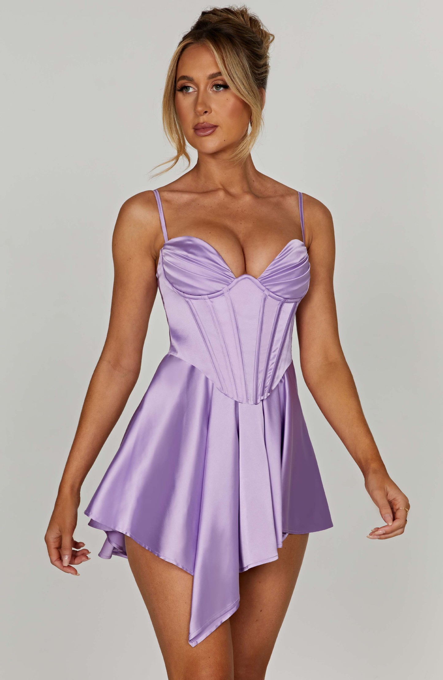 Saffron Playsuit - Purple-My Top Dress.All Rights Reserved