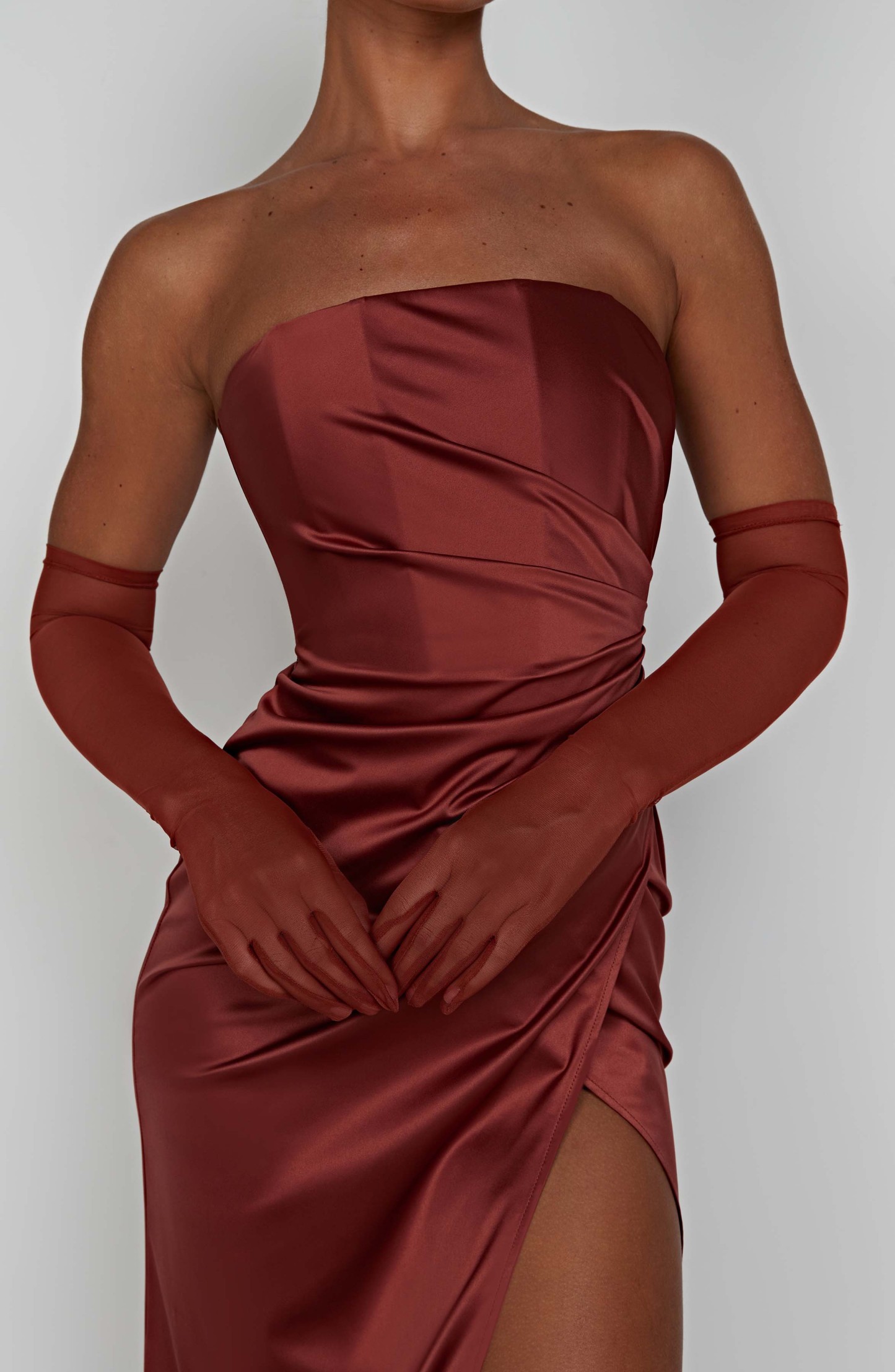 Safiya Maxi Dress - Rust-My Top Dress.All Rights Reserved