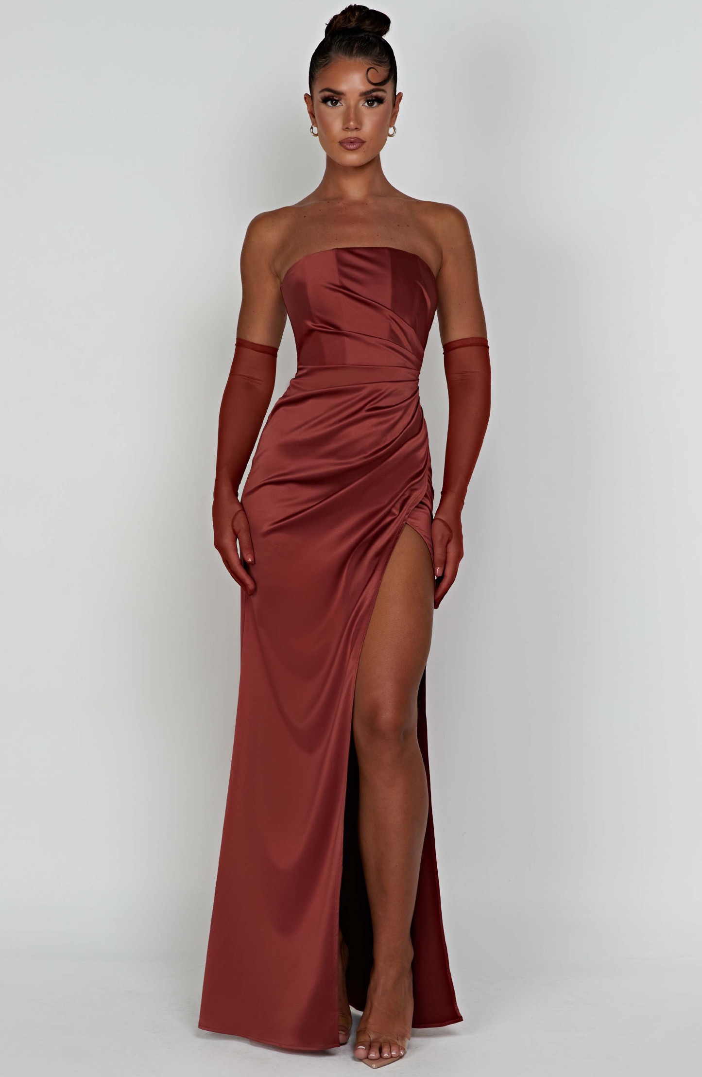 Safiya Maxi Dress - Rust-My Top Dress.All Rights Reserved