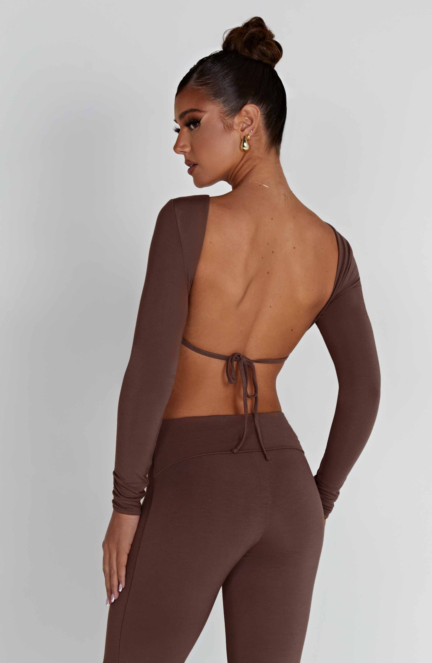 Sahra Top - Chocolate-My Top Dress.All Rights Reserved